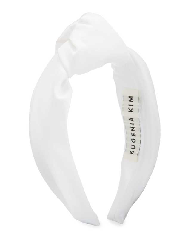 Karyn Knotted Satin Headband